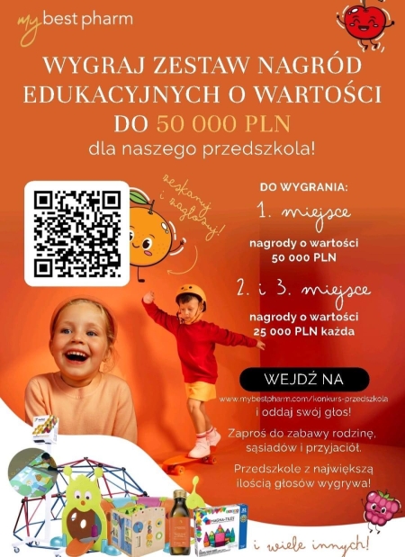 Wygraj nagrody o wartości 50 000 PLN dla przedszkola swojego dziecka! 