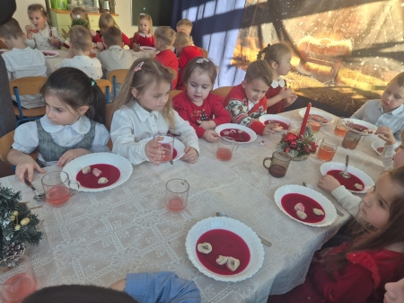 Wigilia w naszym przedszkolu.