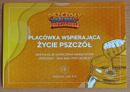 Warsztaty ''Pszczoły nasi mali przyjaciele''